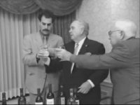 Borat meets the boys for the wine tasting